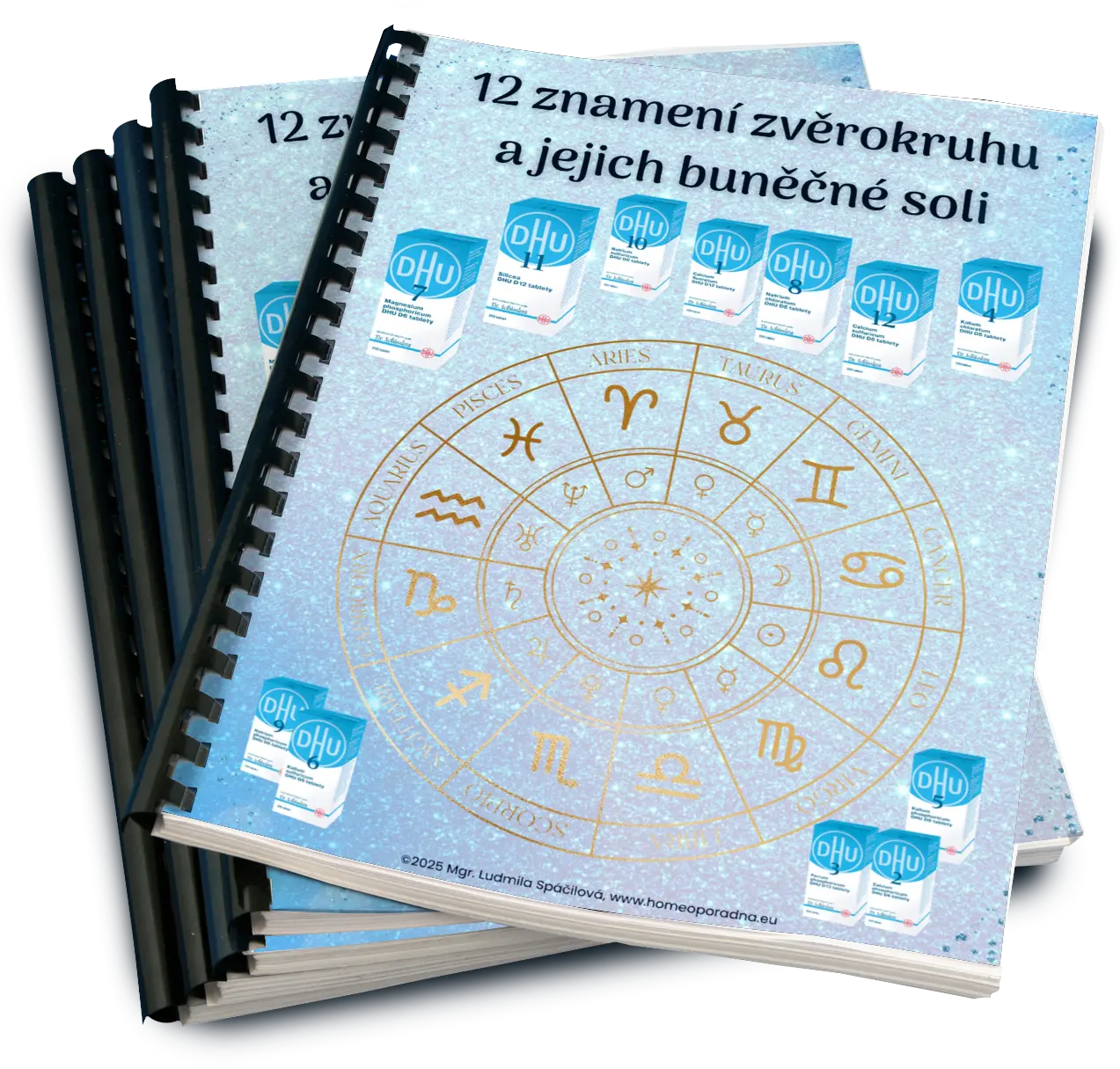 12 znamení zvěrokruhu a jejich buněčné soli